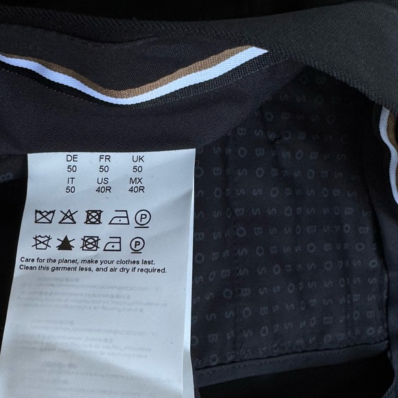 Hugo Boss Men's Slim-Fit Trousers (Dress Pants) office/ formal pants Sz 40R New - Picture 15 of 15